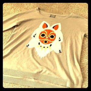 Her Universe Princess Mononoke wolf sweater